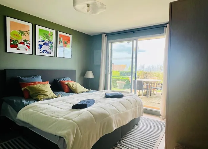 Grand Rez De Jardin-terrasse Avec Vue Sur La - 2 Apartamento Blonville-sur-Mer